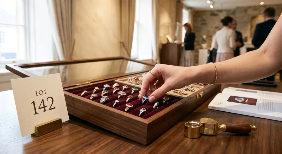 Comprar joyas en subasta